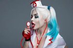 Nurse Harley Quinn Cosplay by Kalinka Fox